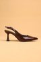 Women's Thin Heeled Croc Evening Dress Shoes High Heeled Shoes - 6
