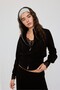 Fitted zip-up knit cardigan - 3