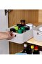 صندوق تخزين صغير، مجموعة من 8 قطع، سلة تخزين متينة لتنظيم الخزائن، قابلة للتكديس مع مقابض للإمساك - 6