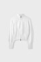 Fitted zip-up knit cardigan - 6