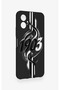 Omix X5 Compatible Black and White Ivy Patterned Silicone Case - 4