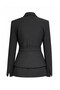 Black D Buckle Belt Detailed Jacket - 2