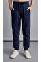 Unisex Children's Elasticated Comfortable Fit Pocketed Sweatpants / School and Casual Ribbed Two-Thread Stretch Sweatpants