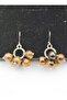 Cheetah Eye Stone Earrings - Multicolor - - 3