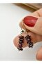 Garnet Stone Earrings - Multicolor - - 3