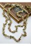 Unakite Stone Necklace - Multicolor -