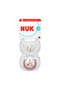 First Choice Silicone Pacifier, 0-6 Months, Giraffe/Penguin
