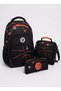Sports Kids 3-Piece School Bag Set – Football & Basketball Themed School Backpack Set - 7