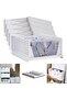 Stackable Clothes Plastic Storage Basket-Foldable Closet Organizer Shelf Cloth Holder-Drawer Rack St