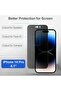 (عبوة من قطعتين) واقي شاشة ProCase للخصوصية بتغطية كاملة لهاتف iPhone 14 Pro 2022، مضاد للتجسس بدرجة صلابة 9H، لون داكن - 3