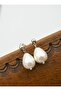 Mayorka Pearl Drop Stone Earrings - Multicolor - - 2
