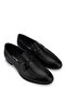 Men's Genuine Leather Black Classic Shoes - 2