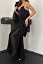 Black Pleated Side Pants - 4