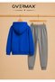 Children's Cute Hearts Printed Hooded Sweatshirt & Sweatpants Set – Ages 3-12 - 2