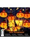 Pumpkin String Lights,Yakiter lumineuse Halloween Lanterne Potiron 3m 20LEDs, String Lights for Part - 7