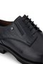 Men's Genuine Leather Navy Blue Classic Shoes - 8