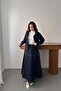 Blue Ribbed Denim Set - 2