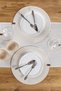 Jute 4-Piece Supla / American Service Set (33 cm) |   Round Luxury Presentation Plate Coaster (5 Colors) - 3