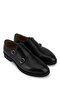 Men's Genuine Leather Black Classic Shoes - 2