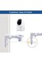 حزمة من قطعتين من حوامل الحائط الأمنية القابلة للتعديل المتوافقة مع كاميرات Eufy Security Indoor Cam E220 و P24 Eufycam - 6