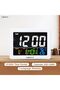 ساعة منبه رقمية LED من CRONY GH-2000 مع خاصية الغفوة، شاشة LED ملونة كبيرة للاستخدام بجانب السرير - 6