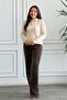 Polo Collar Stripe Detailed Knitwear - 7