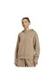 Ks3301-K D4T Fz Hoodie Women's Jacket Milky Brown