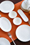 Derya 16 Piece Porcelain Breakfast Set for 6 People - 7