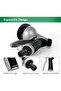 Hose Nozzle, High Pressure, 7 Patterns, Lockable Trigger, Black - 5