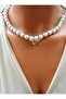 Pearl Necklace - Multicolor - - 3