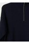 Half Zipper Fisherman Roba Collar Men's Knitwear Sweater for Style Enthusiasts from Uzg Store - 8