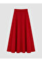 Zippered Waist Flared Skirt for Style Enthusiasts from Uzg Store - 4