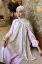 Shine Desen Ayrobin Floral Jacquard Shawl Stone