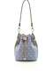 Silver & Polo Blue - Skin Sp1137 Women's Shoulder Bag