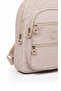 Beige Color Multi-Pocket Waterproof Backpack - 4