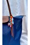 Colorful Beaded Bag Charm – Orange - 3