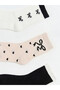 Quality Pieces from Çelebi Store Embroidered Girls' Socks 5-Piece Set - 3