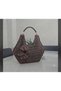 Megahan, Paper Rope Hand-Knitted Shoulder Bag, Women, Handbag