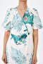 Tulle Fabric Wrap Dress - 3