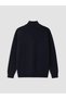 Half Zipper Fisherman Roba Collar Men's Knitwear Sweater for Style Enthusiasts from Uzg Store - 7