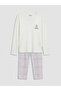 Embroidered Girls' Pajama Set for Style Enthusiasts from Uzg Store - 2