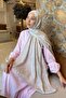 Shine Desen Ayrobin Floral Jacquard Shawl Stone - 3
