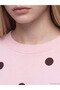 Esvab • Modern & Distinctive Polka Dot Loose Fit Women's Thick Sweatshirt - 4