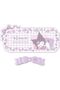 Kuitmor Kawaii Anime Mouse Pad Wrist Rest Support Set - مجموعة دعم المعصم غير القابلة للانزلاق مع وسادة مكتبية من الإسفنج المرن بتصميم فيونكة