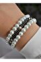 Hematite Veince Bracelet Set - Multicolor -