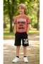 Nazar 20126 Boy's Sports Shorts T-Shirt Set
