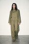 Olive Zippered Jacket and Relaxed Fit Drawstring Pants Set