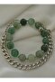 Aventurine Stone Double Bracelet - Multicolor - 2