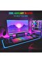 لوحة ماوس للألعاب SKY-TOUCH، لوحة ماوس RGB كبيرة الحجم وناعمة مع إضاءة LED (10 أنماط إضاءة) - 2