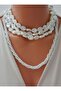 Pearl necklace - multicolor -